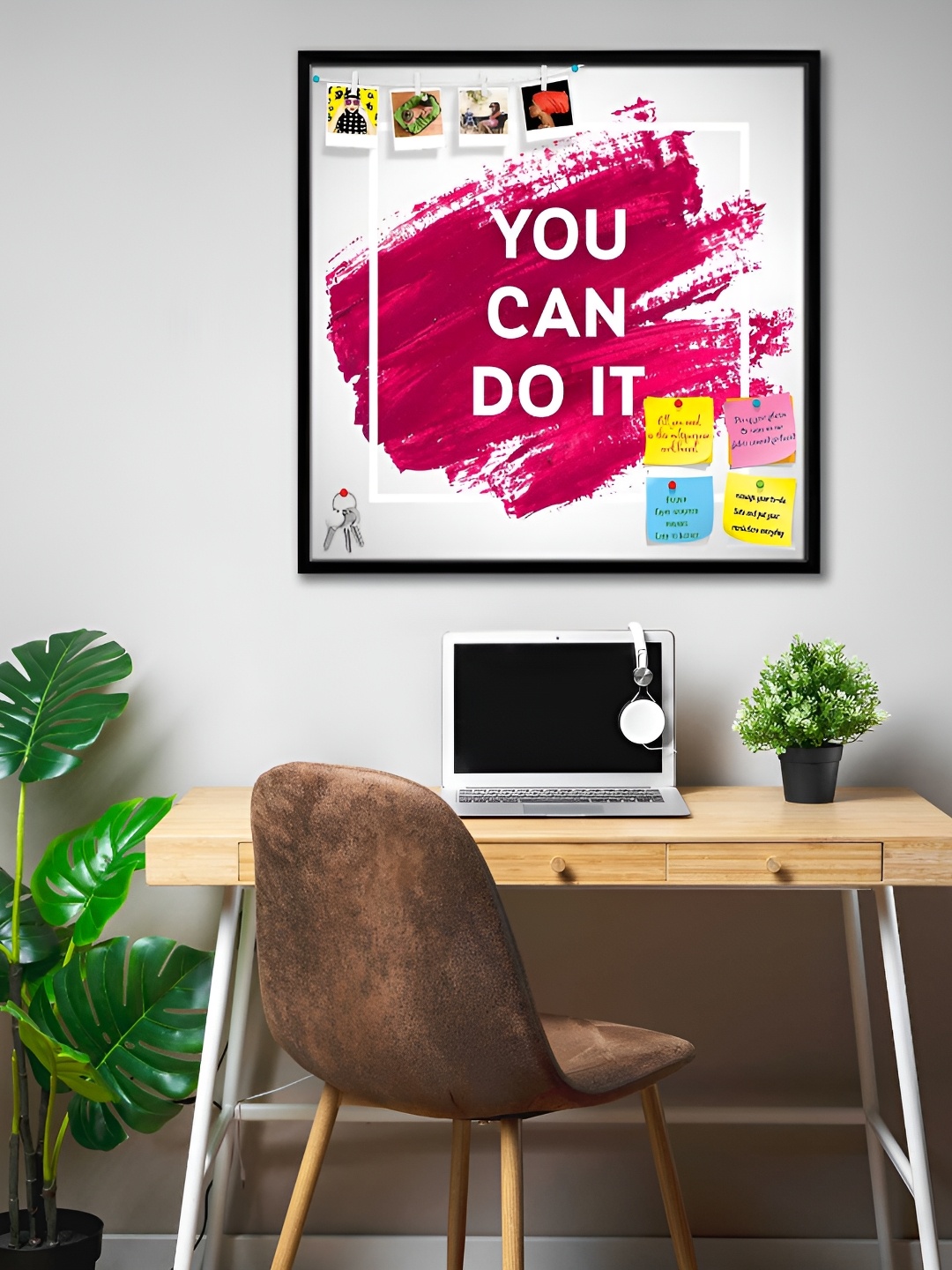 ArtzFolio White & Pink You Can Do It Printed Wooden Bulletin Board With Sticky Notes
ArtzFolio White & Pink You Can Do It Printed Wooden Bulletin Board With Sticky Notes