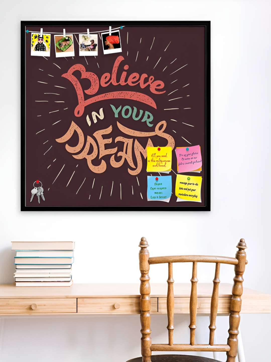 ArtzFolio Black Believe In Your Dreams Printed Wooden Bulletin Board With Sticky Notes
ArtzFolio Black Believe In Your Dreams Printed Wooden Bulletin Board With Sticky Notes