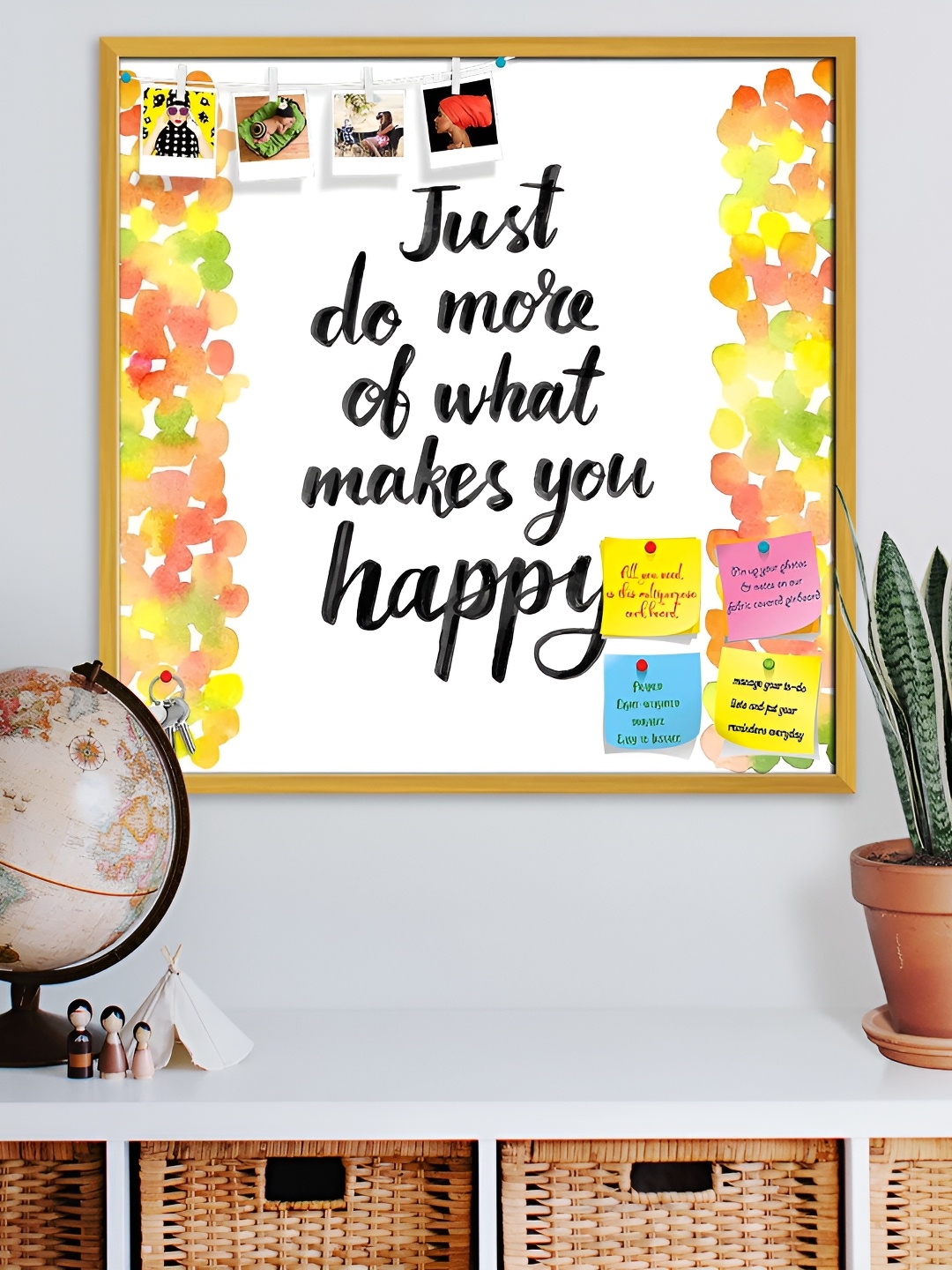ArtzFolio Yellow Just Do More Of What Makes You Happy Wooden Bulletin Board With Sticky
ArtzFolio Yellow Just Do More Of What Makes You Happy Wooden Bulletin Board With Sticky