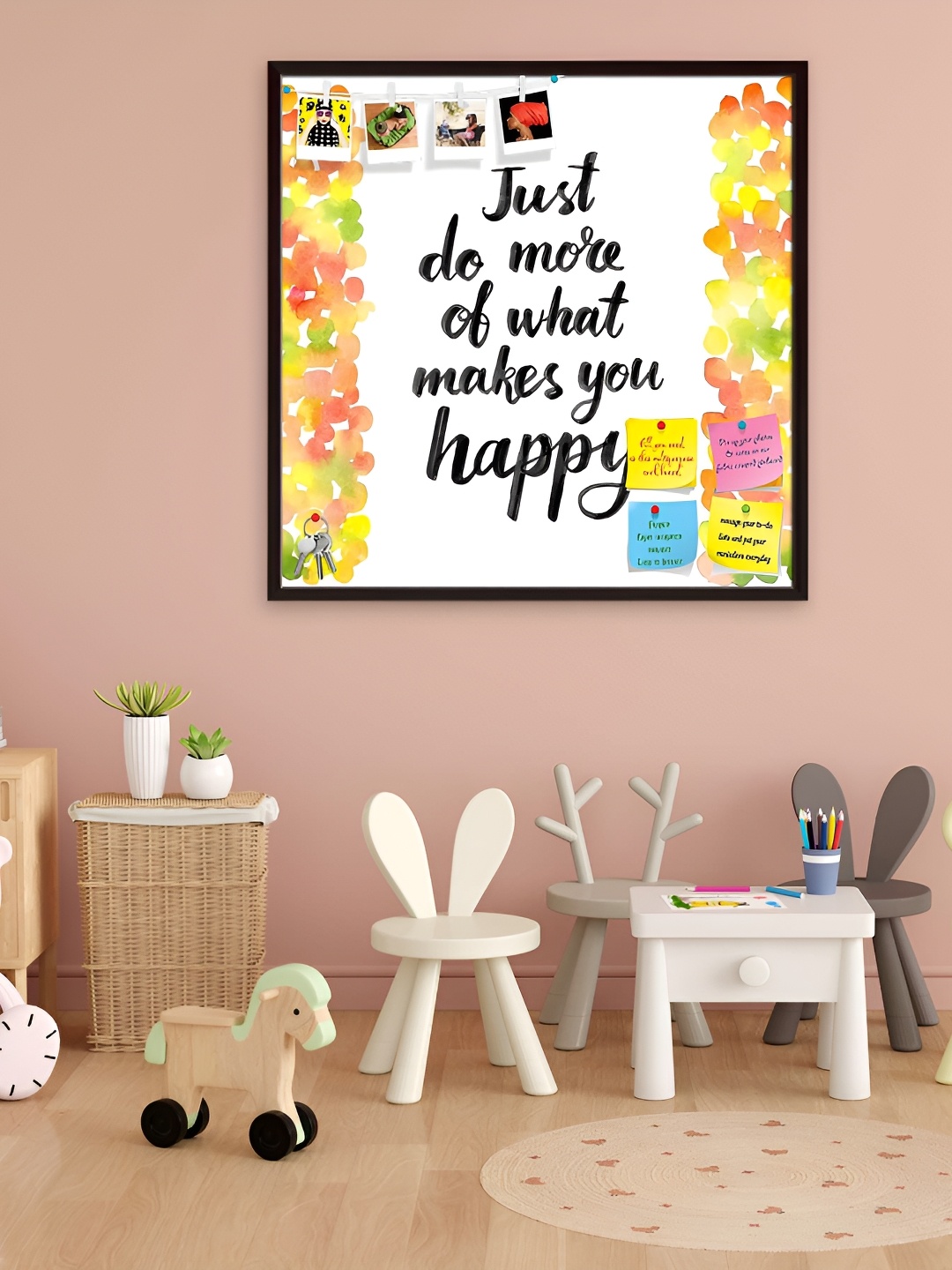 ArtzFolio Brown Just Do More Of What Makes You Happy Wooden Bulletin Board With Note
ArtzFolio Brown Just Do More Of What Makes You Happy Wooden Bulletin Board With Note