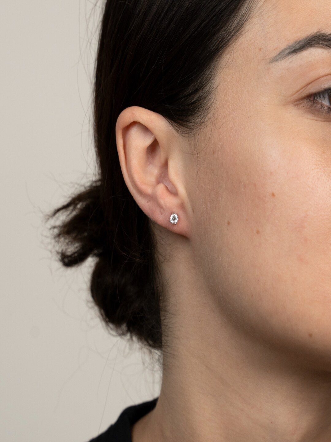 Drip Project Unisex Rhodium-Plated Cubic Zirconia Circular Shaped Stud Earrings, White
Drip Project Unisex Rhodium-Plated Cubic Zirconia Circular Shaped Stud Earrings, White