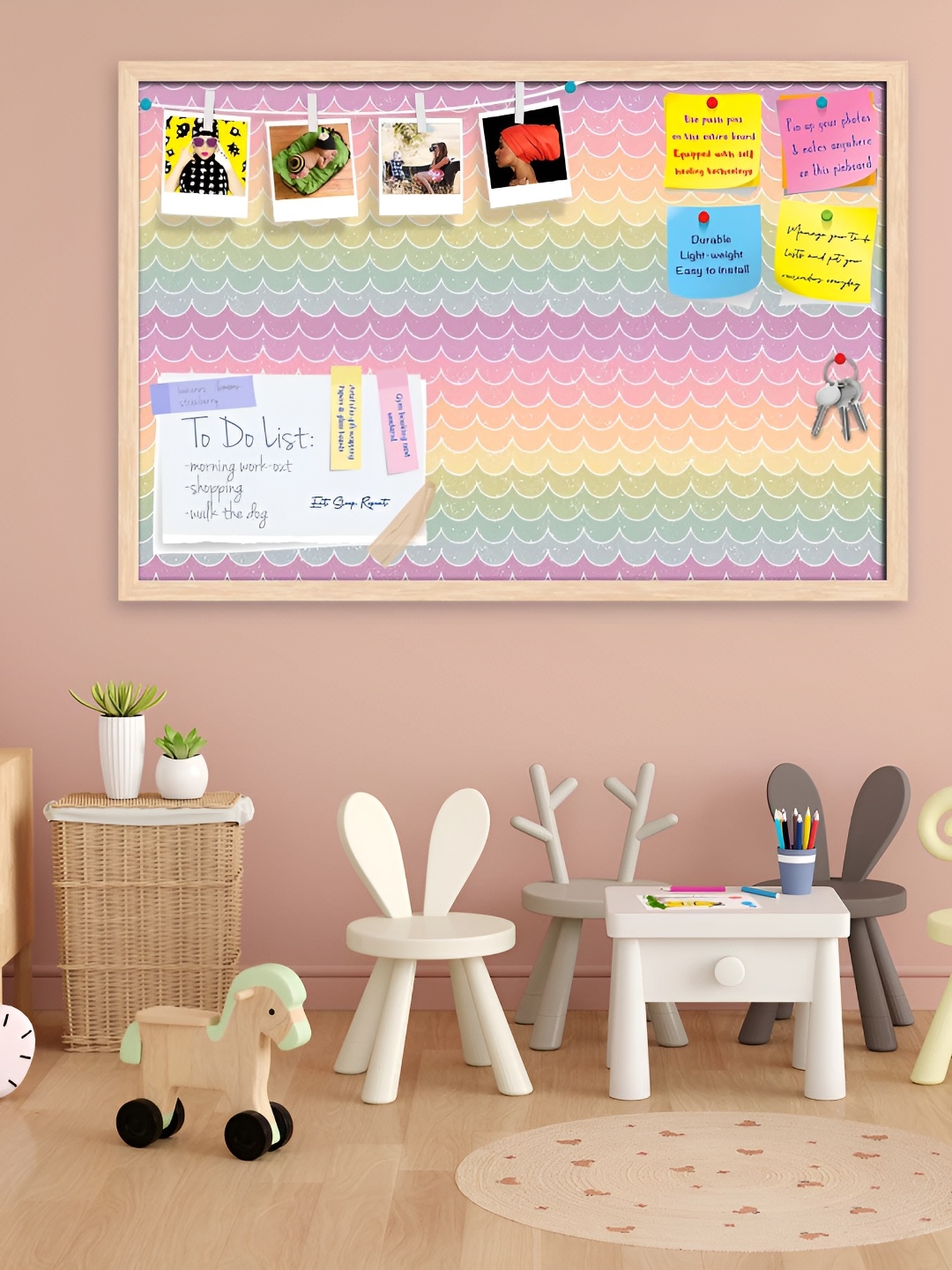ArtzFolio Brown Wavey Printed Wooden Bulletin Board With Push Pin & Sticky Notes
ArtzFolio Brown Wavey Printed Wooden Bulletin Board With Push Pin & Sticky Notes
