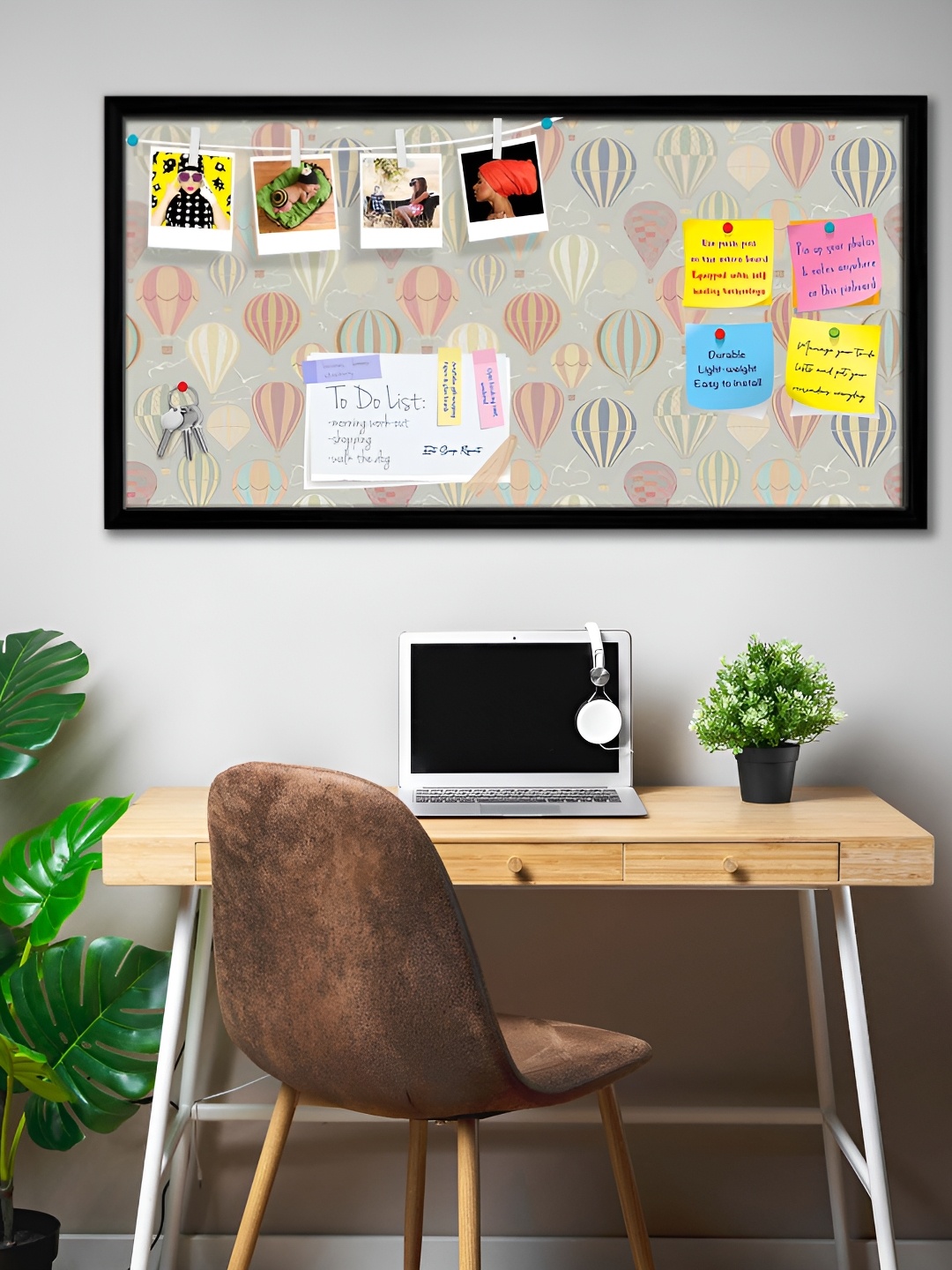 ArtzFolio Grey Air Ballons Printed Wooden Bulletin Board With Sticky Notes, Brown
ArtzFolio Grey Air Ballons Printed Wooden Bulletin Board With Sticky Notes, Brown