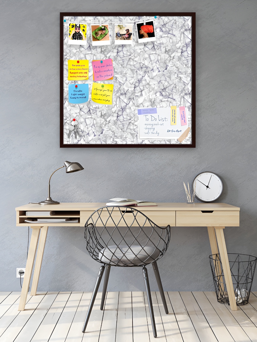 ArtzFolio Grey & White Monochrome Printed Wooden Bulletin Board With Sticky Notes
ArtzFolio Grey & White Monochrome Printed Wooden Bulletin Board With Sticky Notes