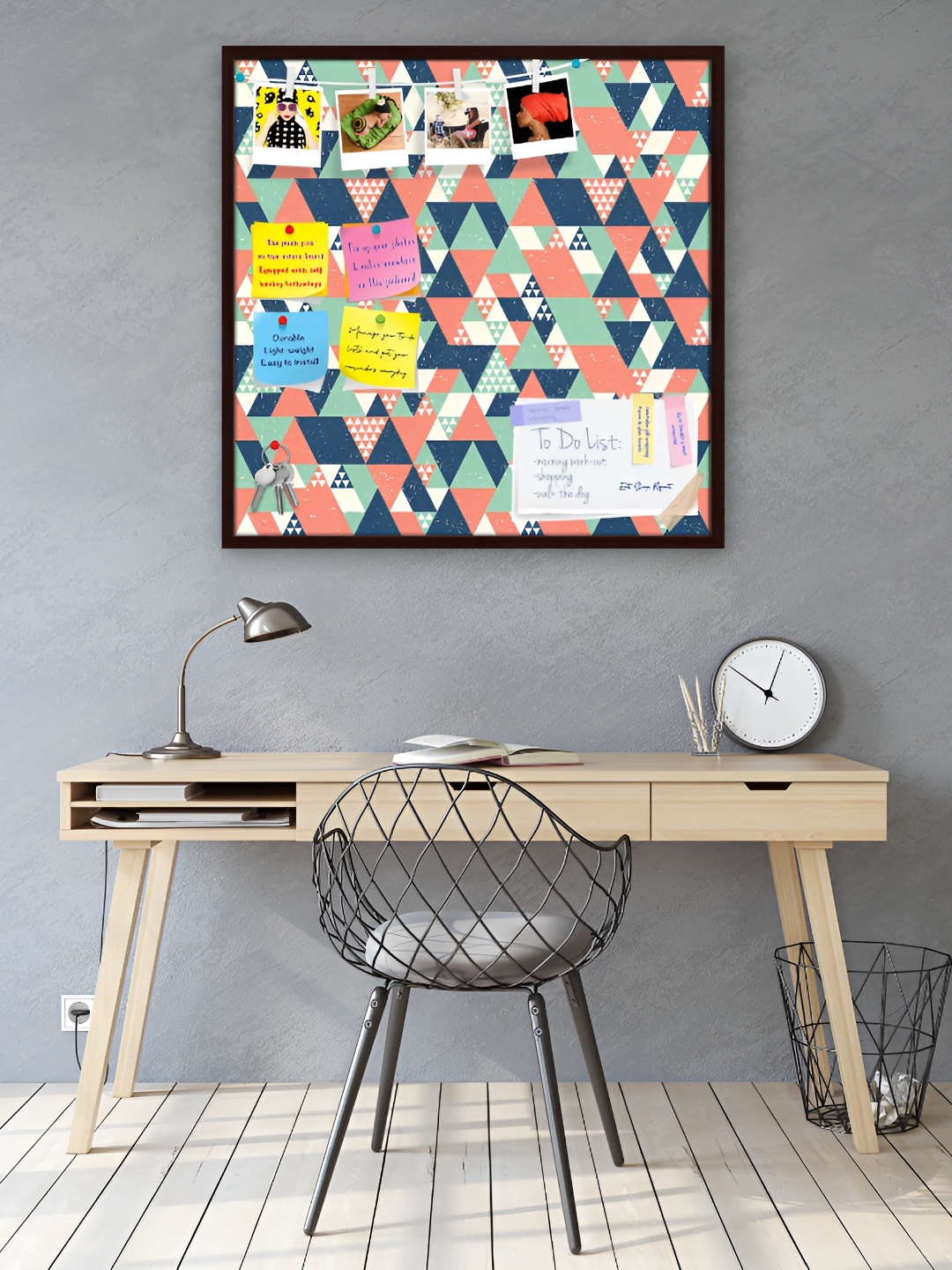 ArtzFolio Brown Colourful Traingle D1 Wooden Bulletin Board With Push Pin & Sticky Notes
ArtzFolio Brown Colourful Traingle D1 Wooden Bulletin Board With Push Pin & Sticky Notes