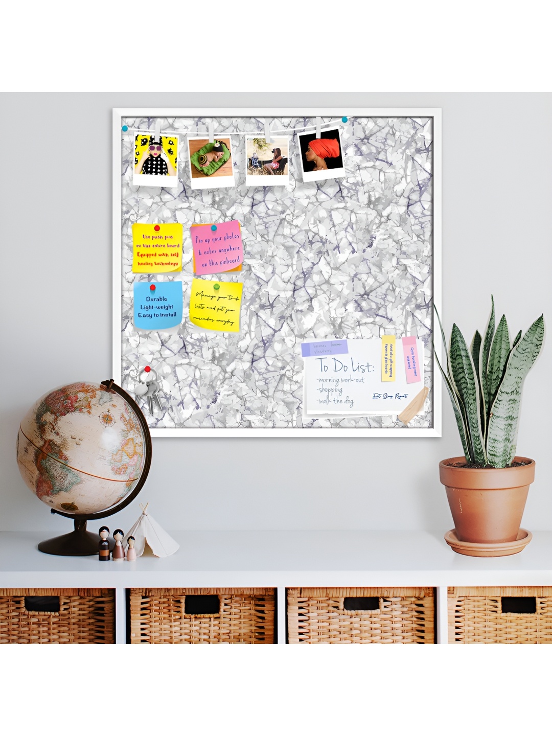 ArtzFolio White Bright Monochrome Printed Wooden Bulletin Board With Sticky Notes
ArtzFolio White Bright Monochrome Printed Wooden Bulletin Board With Sticky Notes
