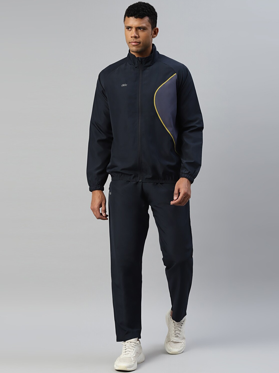 DIDA Men Urban Premium Colorblock Quick-Dry Activewear Sports Training Track Suit, Navy blue
DIDA Men Urban Premium Colorblock Quick-Dry Activewear Sports Training Track Suit, Navy blue