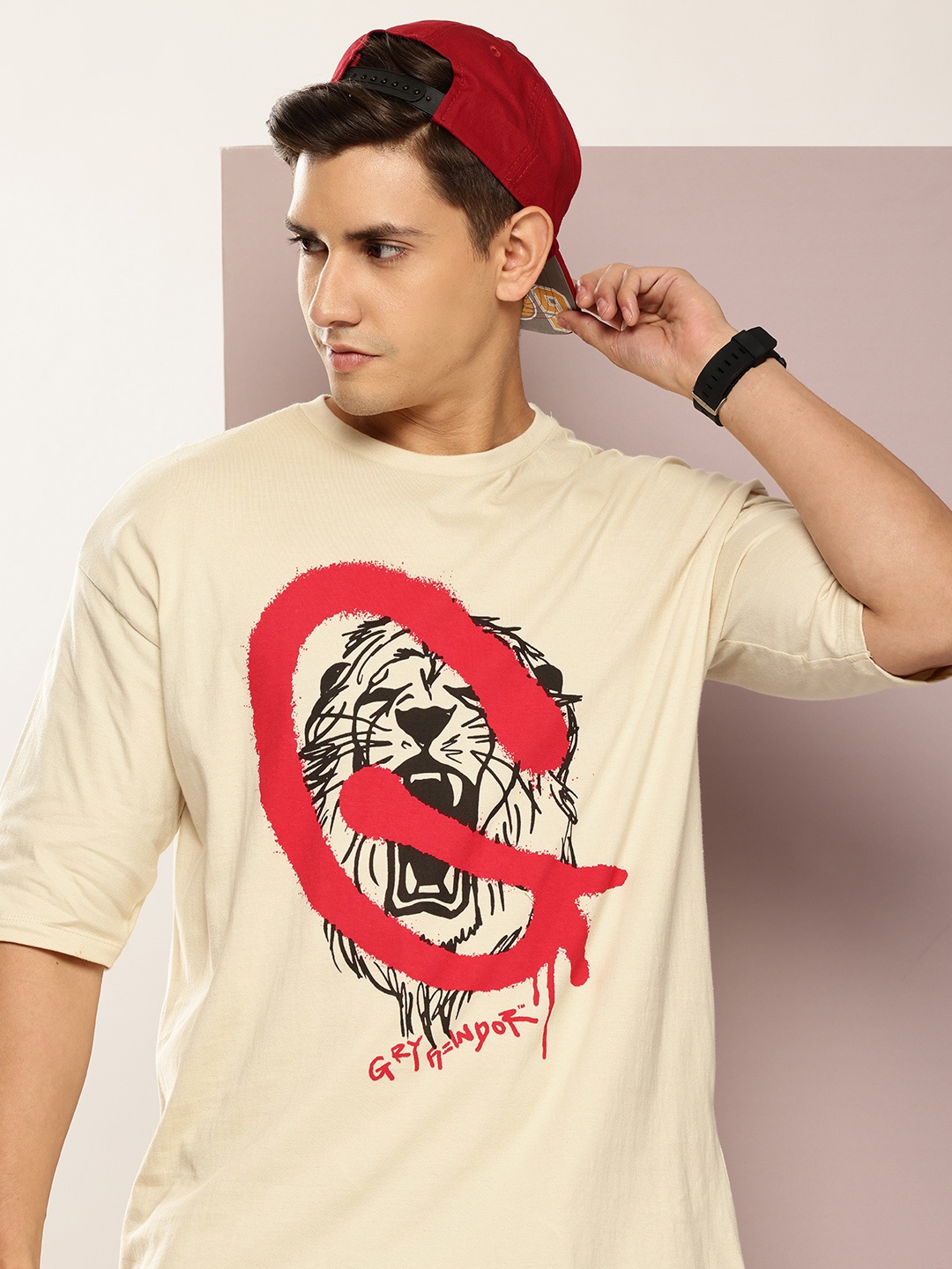 Kook N Keech Harry Potter Pure Cotton Drop-Shoulder Sleeves Oversized T-shirt, Beige
Kook N Keech Harry Potter Pure Cotton Drop-Shoulder Sleeves Oversized T-shirt, Beige