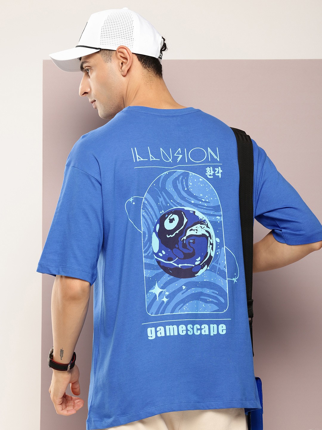 Kook N Keech Pure Cotton Graphic Printed Drop-Shoulder Sleeves Oversized T-shirt, Blue
Kook N Keech Pure Cotton Graphic Printed Drop-Shoulder Sleeves Oversized T-shirt, Blue
