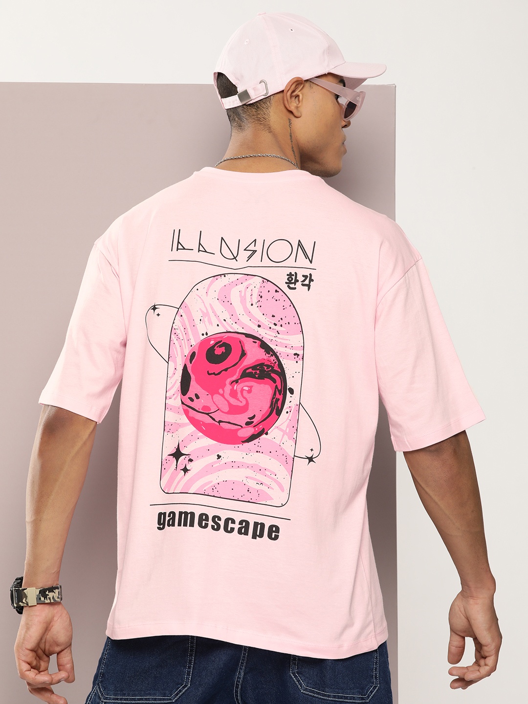Kook N Keech Graphic Printed Drop-Shoulder Sleeves Oversized Pure Cotton T-shirt, Pink
Kook N Keech Graphic Printed Drop-Shoulder Sleeves Oversized Pure Cotton T-shirt, Pink