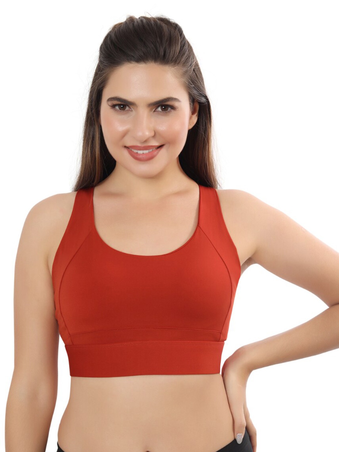 FABLUK Rapid-Dry Full Coverage Running Lightly Padded Workout Bra With 360 Degree Support, Red
FABLUK Rapid-Dry Full Coverage Running Lightly Padded Workout Bra With 360 Degree Support, Red