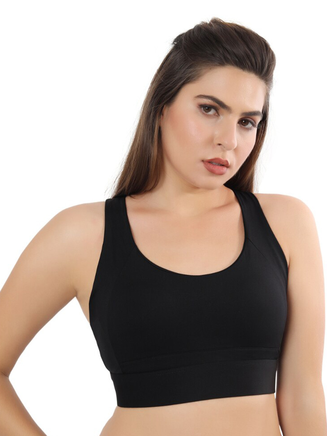 FABLUK Rapid-Dry Full Coverage Running Lightly Padded Workout Bra With 360 Degree Support, Black
FABLUK Rapid-Dry Full Coverage Running Lightly Padded Workout Bra With 360 Degree Support, Black