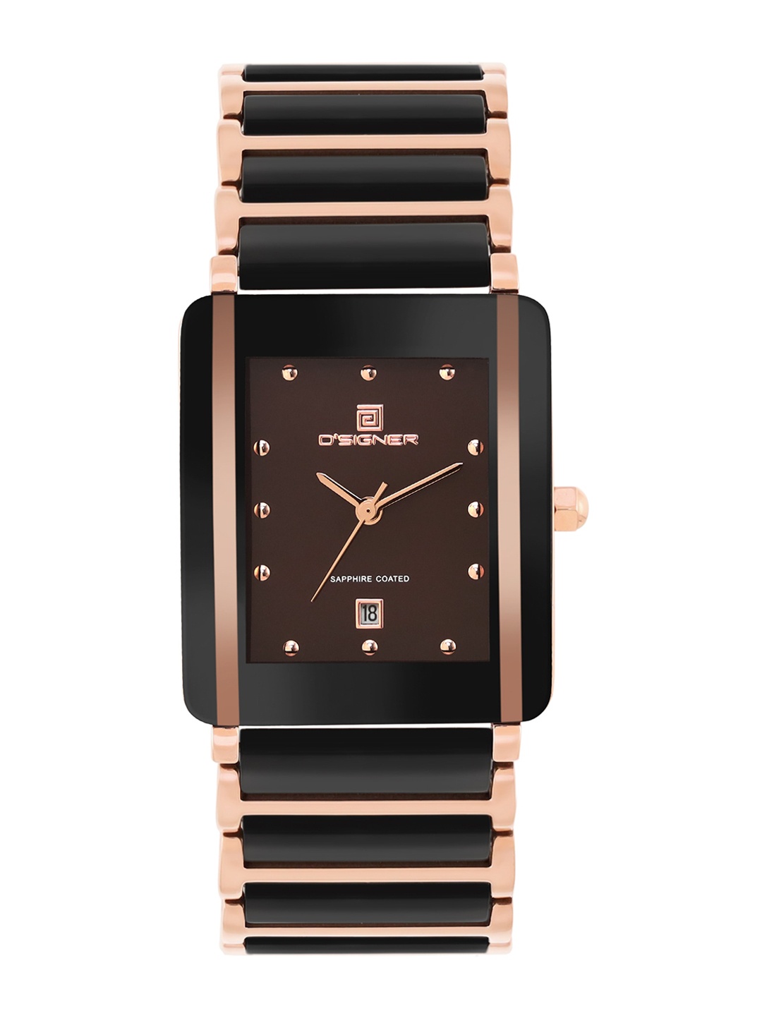 Dsigner Men Brass Dial & Ceramic Bracelet Style Straps Analogue Watch 816RGBCRM.9G, Brown
Dsigner Men Brass Dial & Ceramic Bracelet Style Straps Analogue Watch 816RGBCRM.9G, Brown