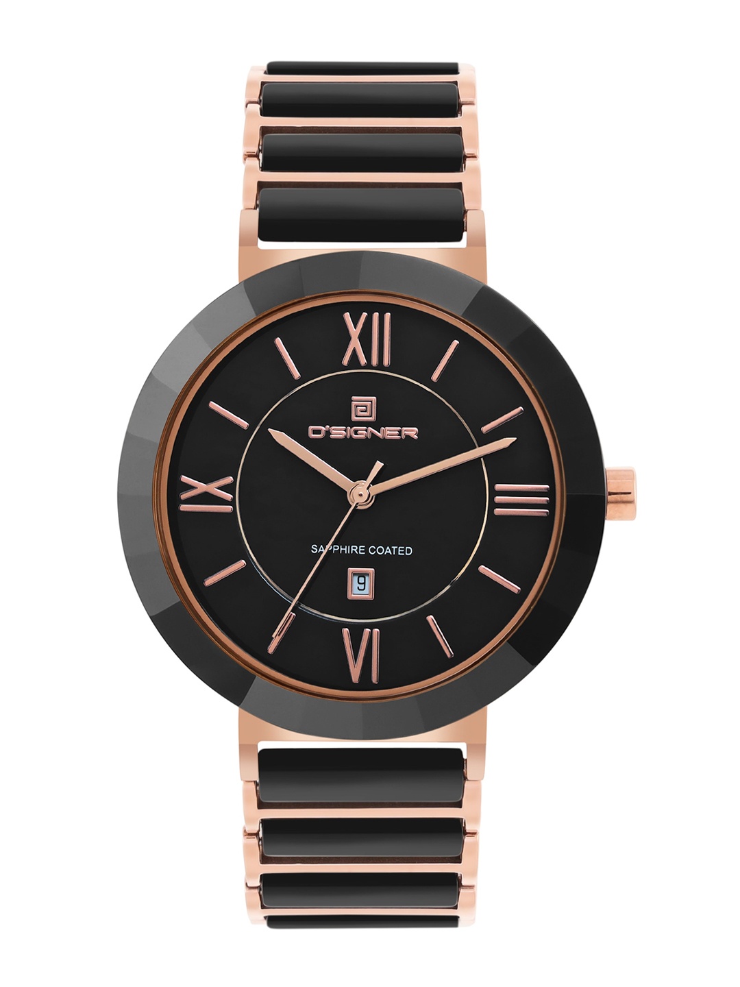 Dsigner Men Brass Dial & Ceramic Bracelet Style Straps Analogue Watch 815RGBCRM.3G, Black
Dsigner Men Brass Dial & Ceramic Bracelet Style Straps Analogue Watch 815RGBCRM.3G, Black