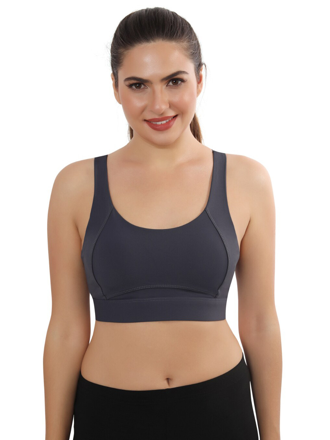FABLUK Full Coverage Lightly Padded High Support Rapid-Dry 360 Degree Support Workout Bra, Navy blue
FABLUK Full Coverage Lightly Padded High Support Rapid-Dry 360 Degree Support Workout Bra, Navy blue