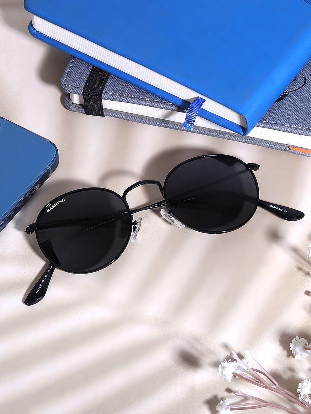HASHTAG EYEWEAR Unisex Round Sunglasses With Polarised and UV Protected Lens HT2025, Black
HASHTAG EYEWEAR Unisex Round Sunglasses With Polarised and UV Protected Lens HT2025, Black