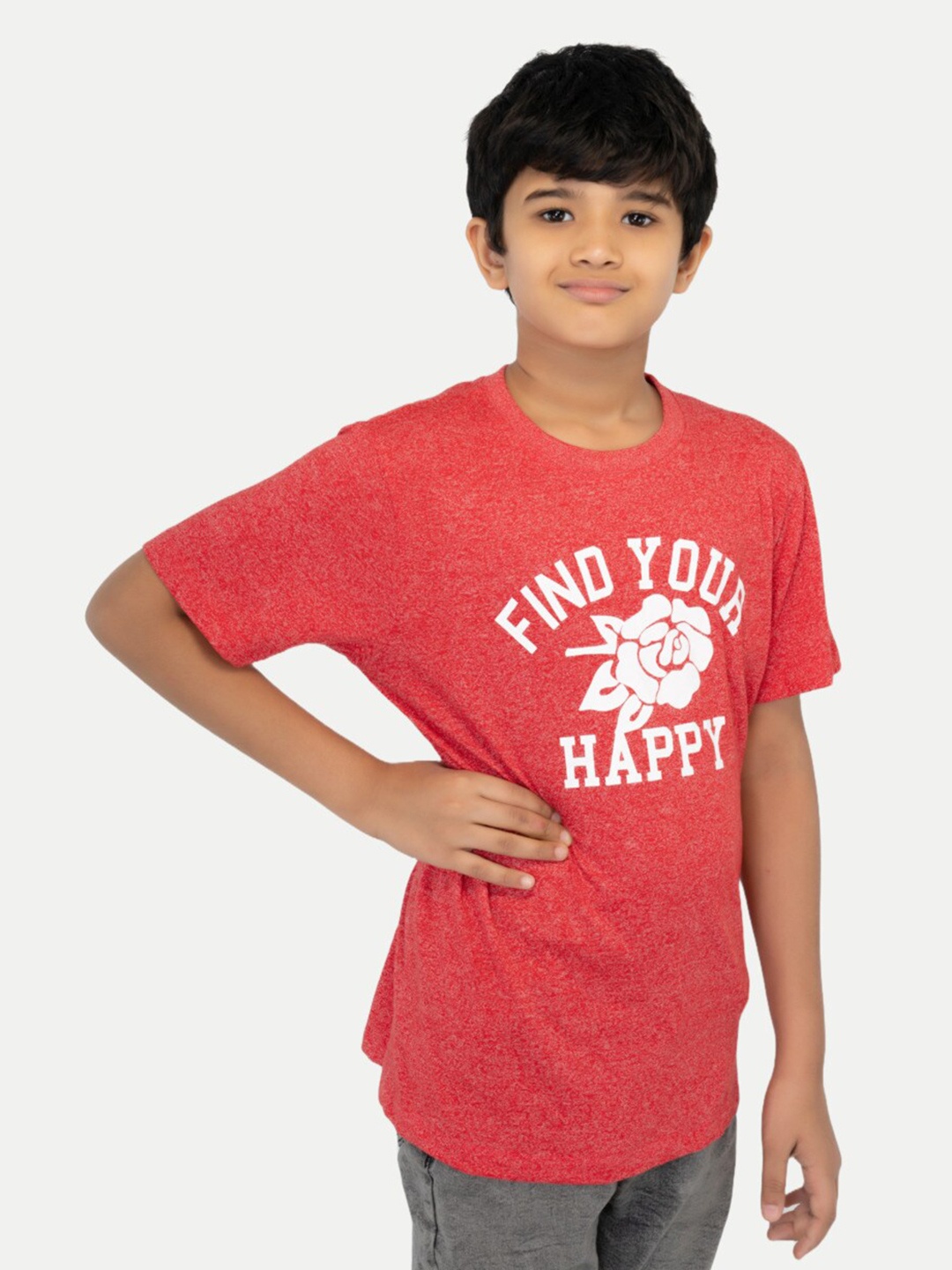 BAESD Boys Typography Printed Round Neck Short Sleeves Cotton Regular T-shirt, Red
BAESD Boys Typography Printed Round Neck Short Sleeves Cotton Regular T-shirt, Red