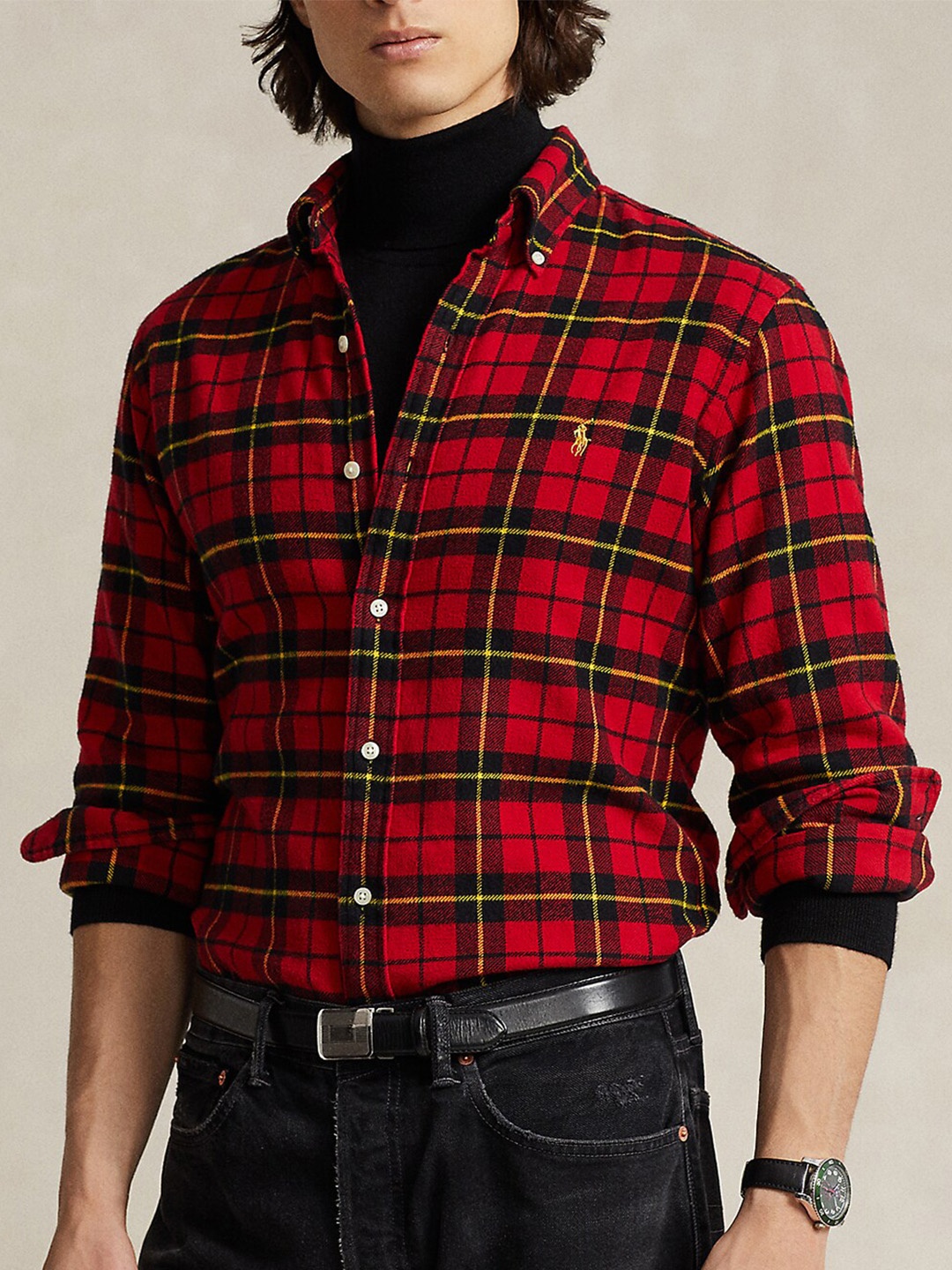 Polo Ralph Lauren Classic Fit Tartan Checked Cotton Lunar New Year Casual Shirt, Red
Polo Ralph Lauren Classic Fit Tartan Checked Cotton Lunar New Year Casual Shirt, Red