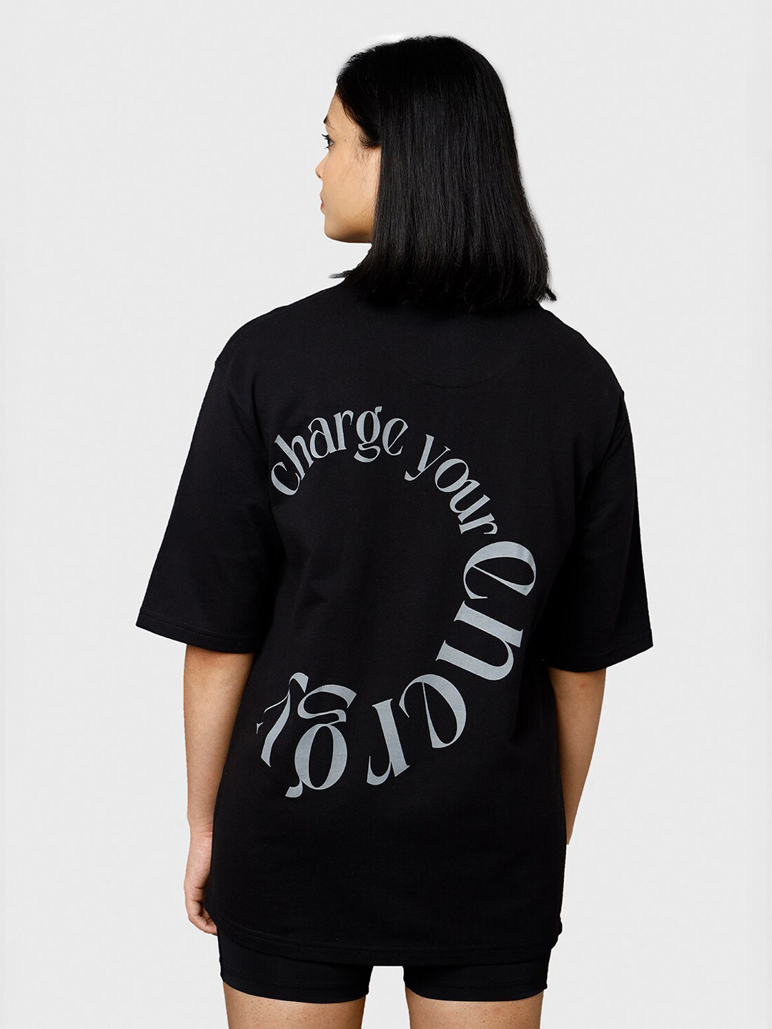 FUAARK Printed Drop-Shoulder Sleeves Moisture Wicking Longline Oversized T-shirt, Black
FUAARK Printed Drop-Shoulder Sleeves Moisture Wicking Longline Oversized T-shirt, Black