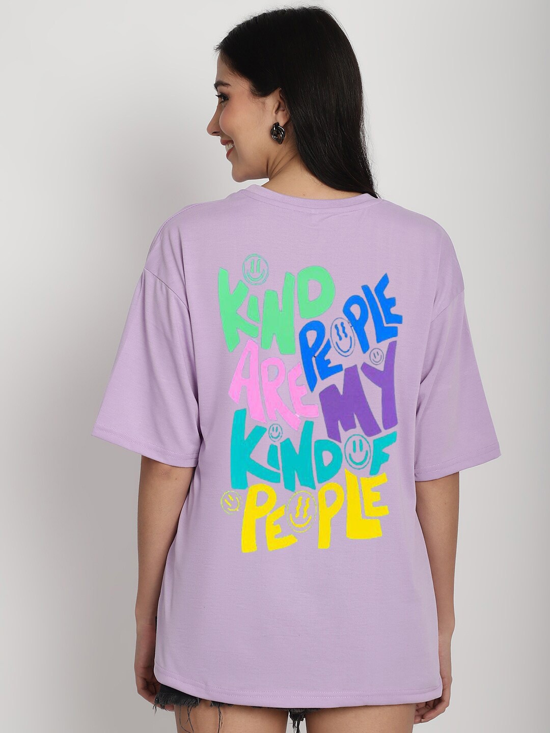 YOU FOREVER Typography Printed Drop-Shoulder Sleeves Oversized Cotton T-shirt, Purple
YOU FOREVER Typography Printed Drop-Shoulder Sleeves Oversized Cotton T-shirt, Purple