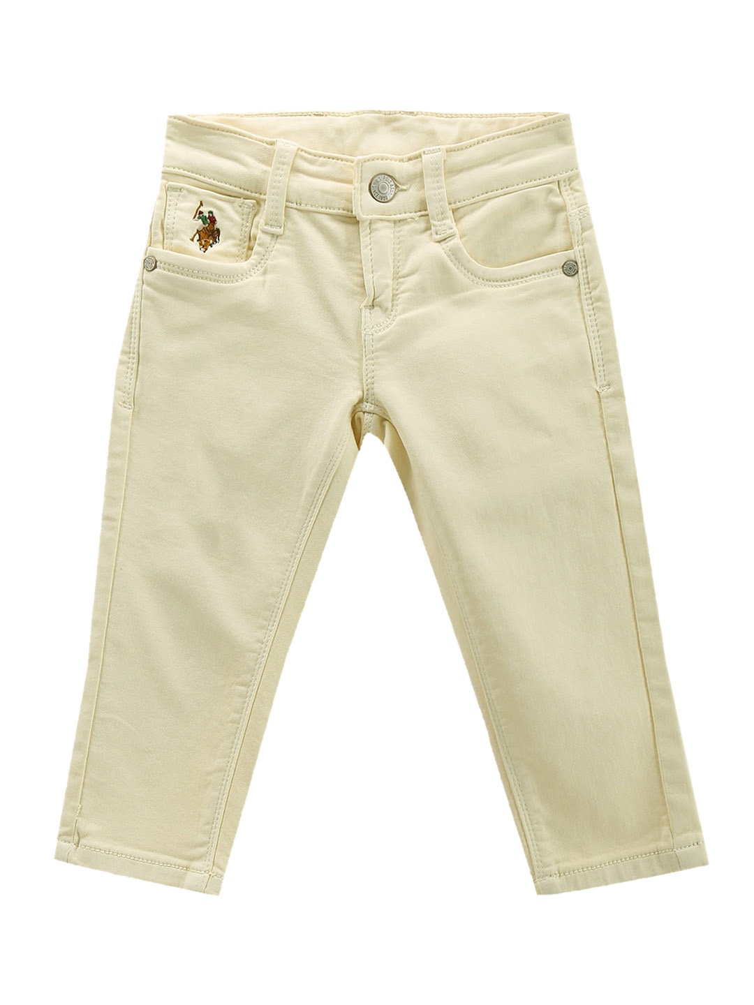 U.S. Polo Assn. Kids Boys Classic Slim Fit Mid-Rise Clean Look Stretchable Jeans, White
U.S. Polo Assn. Kids Boys Classic Slim Fit Mid-Rise Clean Look Stretchable Jeans, White
