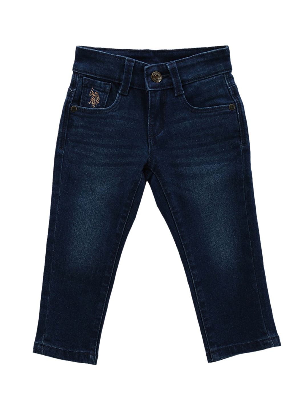 U.S. Polo Assn. Kids Boys Classic Slim Fit Light Fade Stretchable Jeans, Blue
U.S. Polo Assn. Kids Boys Classic Slim Fit Light Fade Stretchable Jeans, Blue