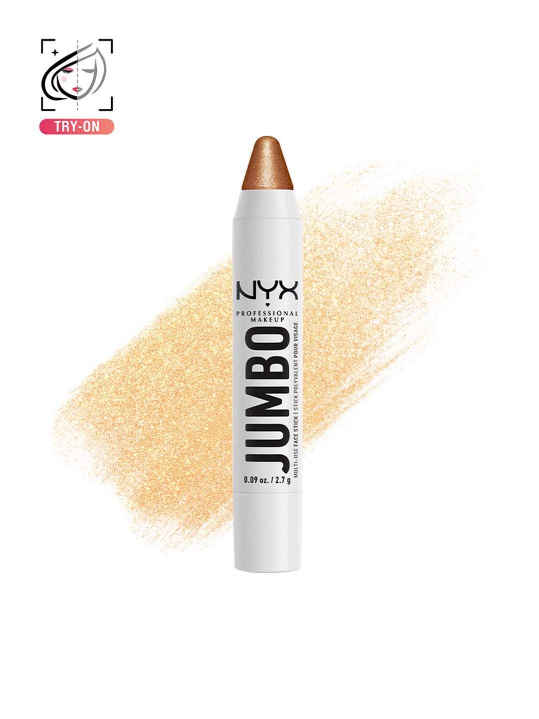 NYX PROFESSIONAL MAKEUP Jumbo Multi-Use Face Sticks Highlighter 2.7 g - Apple Pie, Gold
NYX PROFESSIONAL MAKEUP Jumbo Multi-Use Face Sticks Highlighter 2.7 g - Apple Pie, Gold