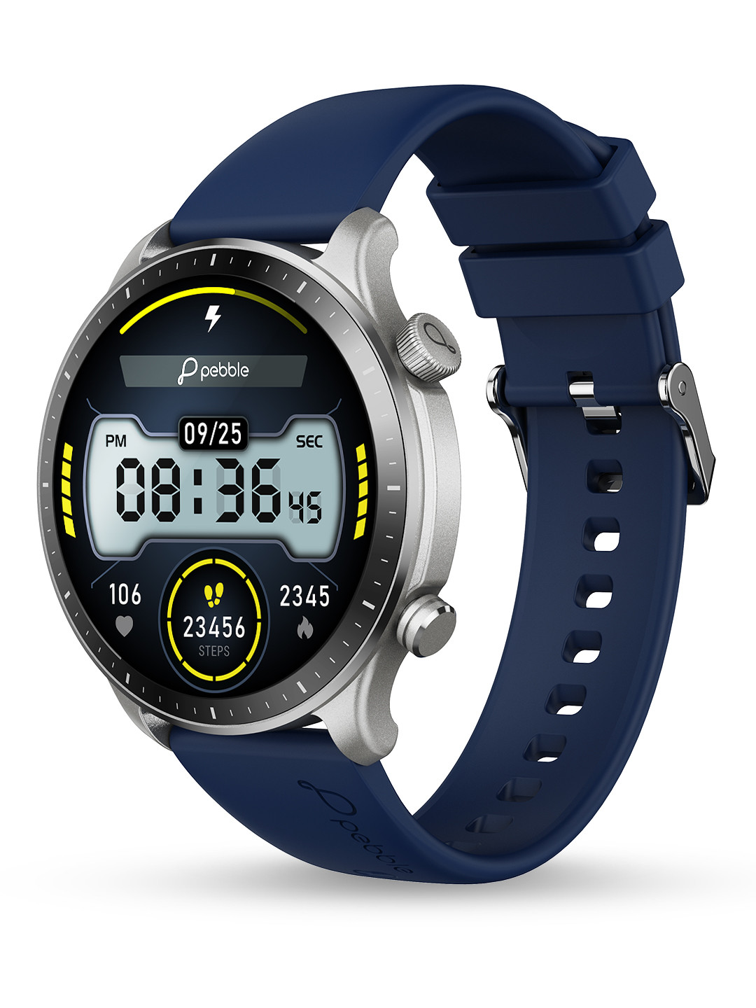 pebble Blue Cosmos Luxe 3 1.43" AMOLED AOD, BT Calling, Long Battery Life Smart Watch
pebble Blue Cosmos Luxe 3 1.43" AMOLED AOD, BT Calling, Long Battery Life Smart Watch