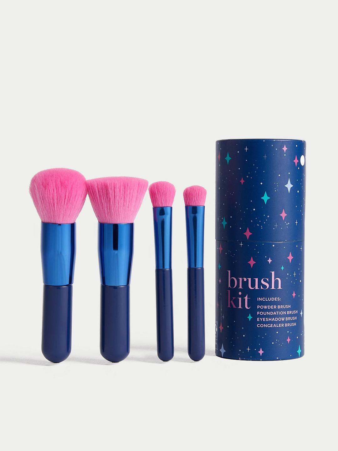 Marks & Spencer Set Of 4 Powder Brush-Foundation Brush-Eyeshadow Brush-Concealer Brush, Blue
Marks & Spencer Set Of 4 Powder Brush-Foundation Brush-Eyeshadow Brush-Concealer Brush, Blue