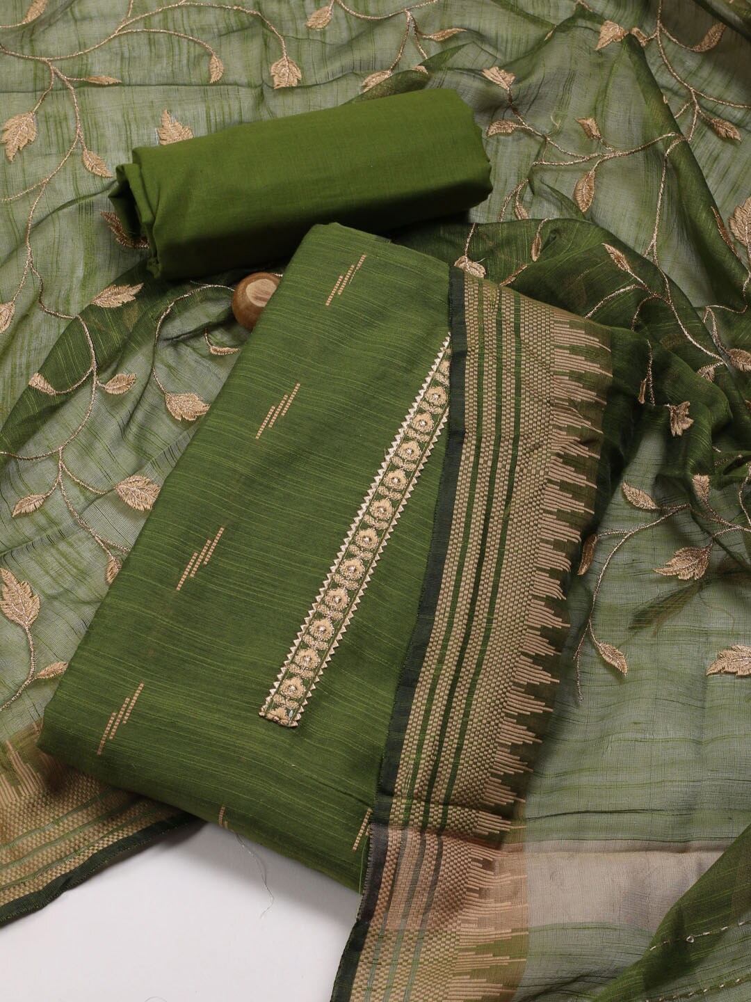 Meena Bazaar Abstract Printed Woven Design Gotta Patti Unstitched Dress Material, Green
Meena Bazaar Abstract Printed Woven Design Gotta Patti Unstitched Dress Material, Green
