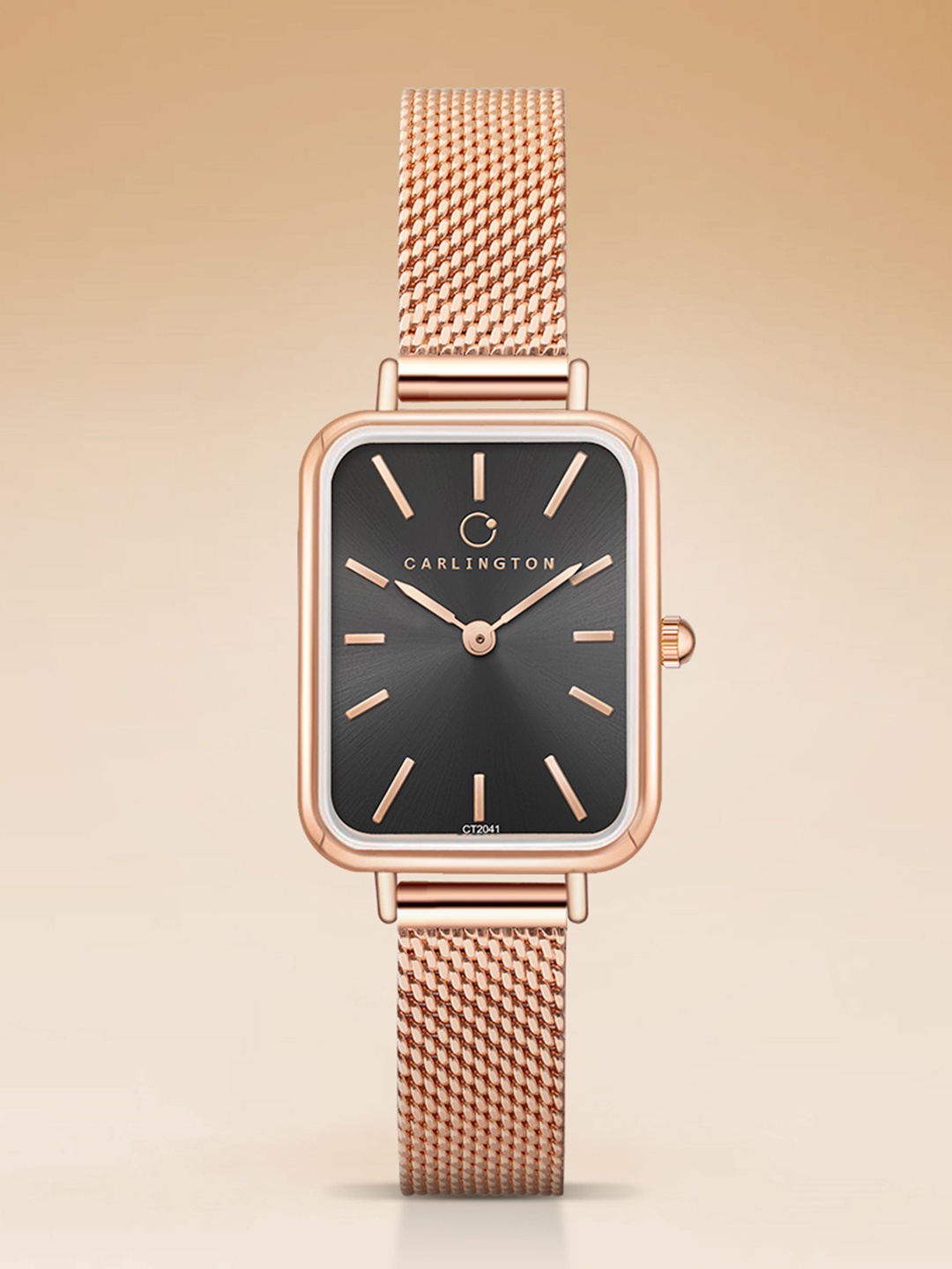 CARLINGTON Women Bracelet Style Straps Analogue Watch Iconic 2041 RoseBlack, Rose gold
CARLINGTON Women Bracelet Style Straps Analogue Watch Iconic 2041 RoseBlack, Rose gold