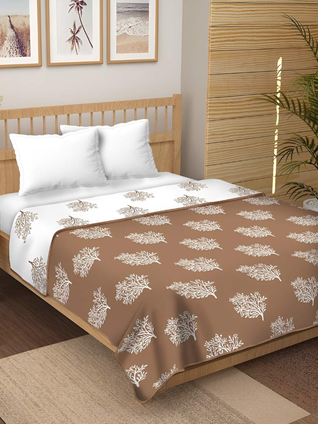 tundwal's Brown & White Floral Printed Reversible Cotton AC Room 210 GSM Single Bed Dohar
tundwal's Brown & White Floral Printed Reversible Cotton AC Room 210 GSM Single Bed Dohar