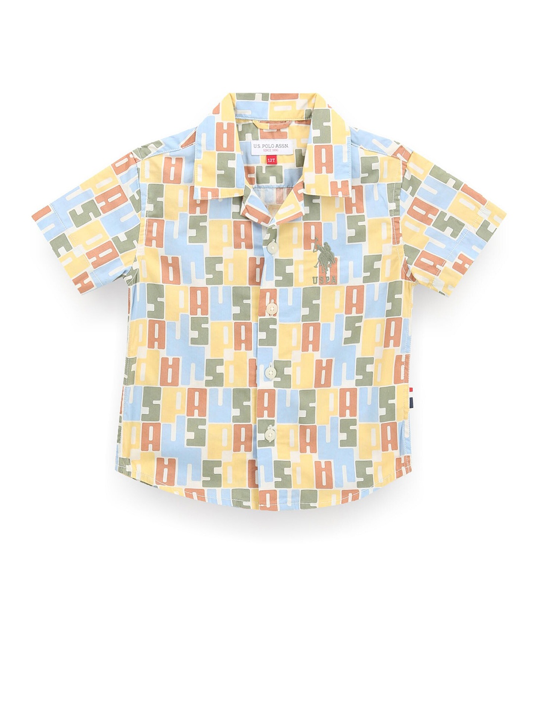 U.S. Polo Assn. Kids Boys Classic Typography Printed Pure Cotton Casual Shirt, Yellow
U.S. Polo Assn. Kids Boys Classic Typography Printed Pure Cotton Casual Shirt, Yellow