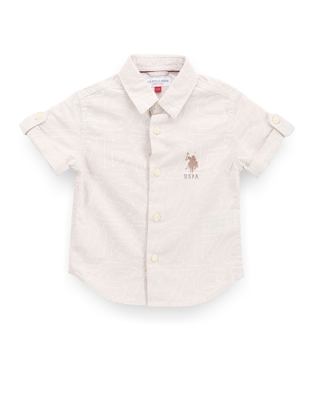 U.S. Polo Assn. Kids Boys Typography Printed Classic Pure Cotton Casual Shirt, Beige
U.S. Polo Assn. Kids Boys Typography Printed Classic Pure Cotton Casual Shirt, Beige