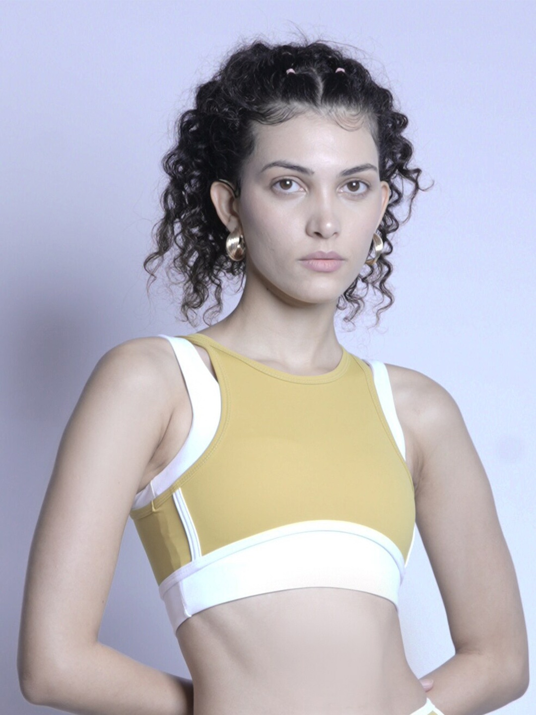 Myriad Colourblocked Full Coverage Lightly Padded Workout Bra With Moisture Wicking, Yellow
Myriad Colourblocked Full Coverage Lightly Padded Workout Bra With Moisture Wicking, Yellow