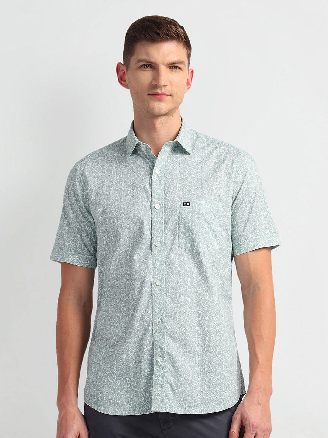 Arrow Sport Liberty Classic Fit Floral Printed Spread Collar Twill Casual Shirt, Grey
Arrow Sport Liberty Classic Fit Floral Printed Spread Collar Twill Casual Shirt, Grey
