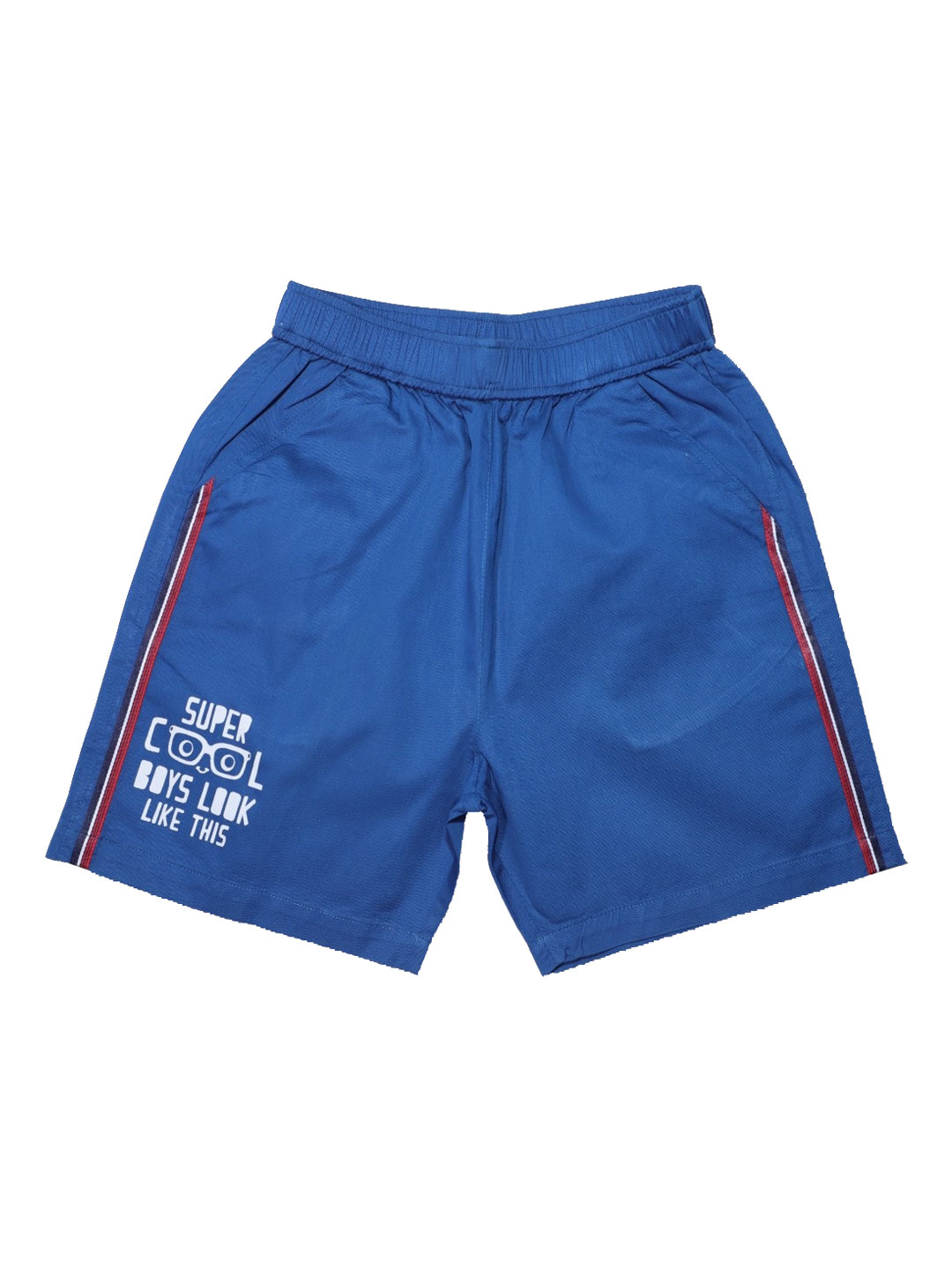 VEDANA Boys Mid Rise Cotton Shorts, Blue 
VEDANA Boys Mid Rise Cotton Shorts, Blue