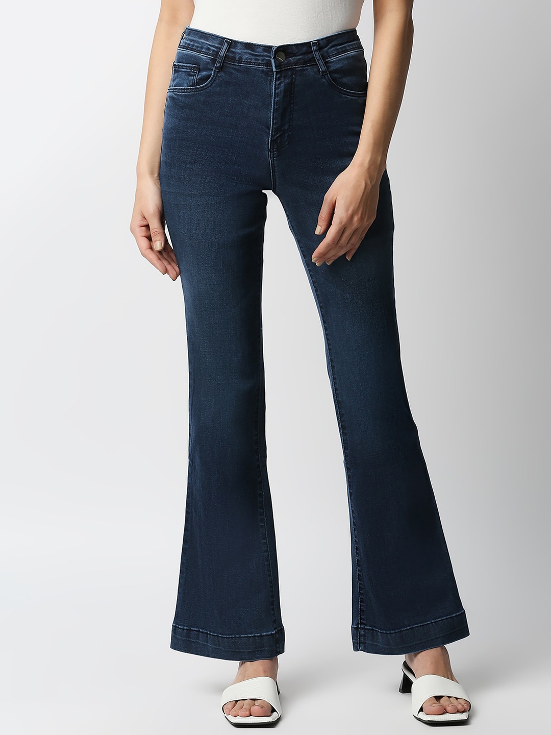 Kraus Jeans Women Skinny Fit High Rise Clean Look Light Fade Stretchable Jeans, Blue
Kraus Jeans Women Skinny Fit High Rise Clean Look Light Fade Stretchable Jeans, Blue