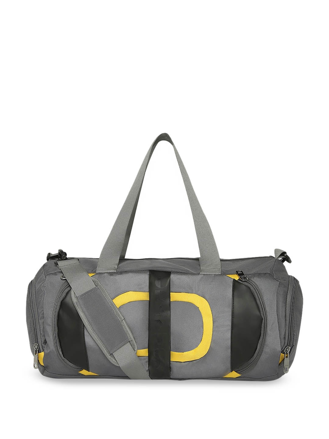 CRAYTON Unisex Large Sports or Gym Duffel Bag, Grey