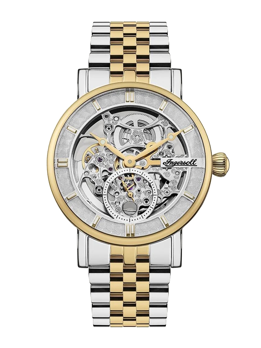Ingersoll The Herald Men Skeleton Dial & Bracelet Style Analogue Automatic Watch I00414, Silver
Ingersoll The Herald Men Skeleton Dial & Bracelet Style Analogue Automatic Watch I00414, Silver