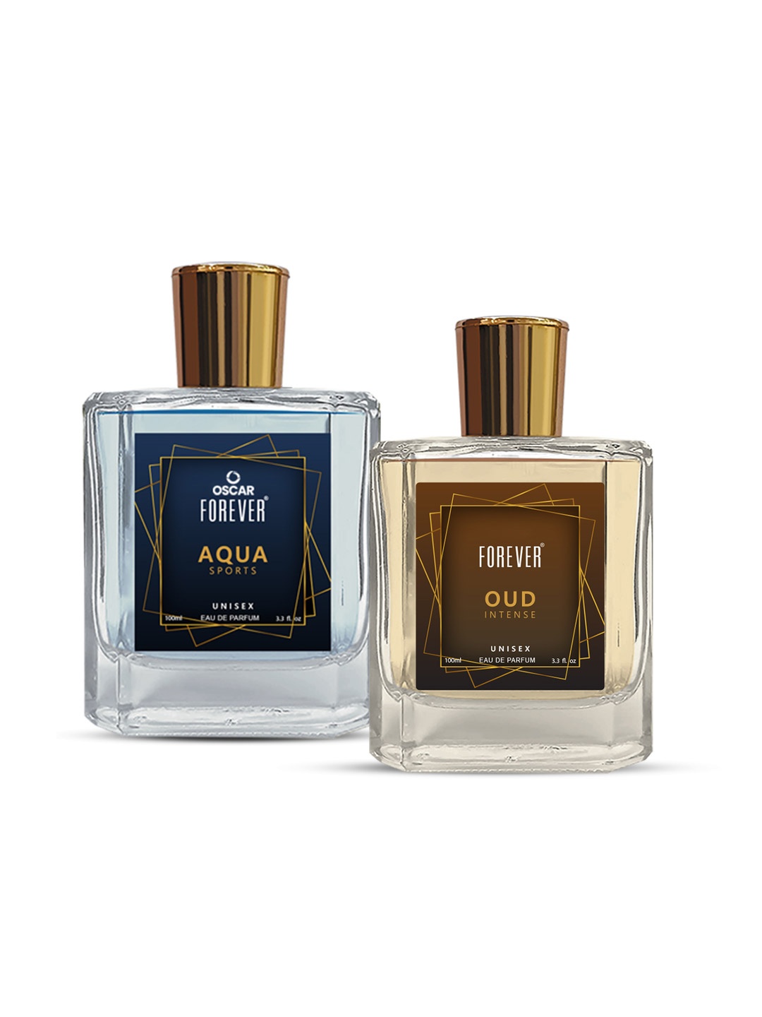 OSCAR Forever Set of Oud Intense & Aqua Sports Long Lasting Eau De Parfum - 100 ml each, Blue
OSCAR Forever Set of Oud Intense & Aqua Sports Long Lasting Eau De Parfum - 100 ml each, Blue