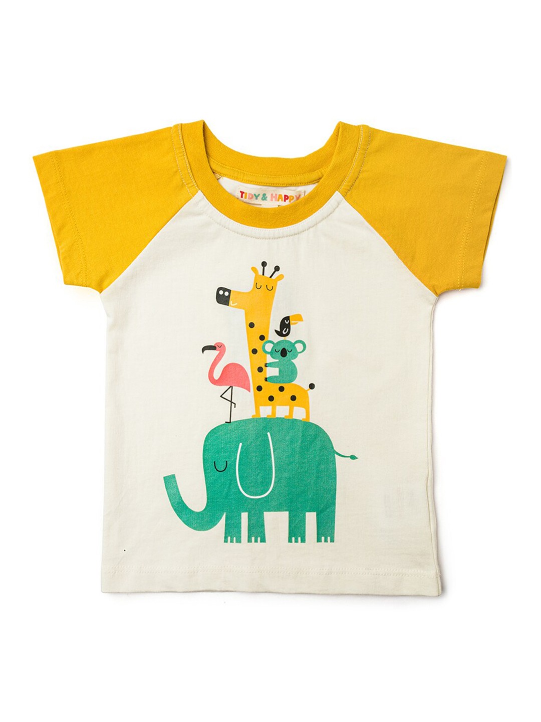 TIDY SLEEP Kids Graphic Printed Round Neck Regular Sleeves Cotton Applique T-shirt, Yellow
TIDY SLEEP Kids Graphic Printed Round Neck Regular Sleeves Cotton Applique T-shirt, Yellow