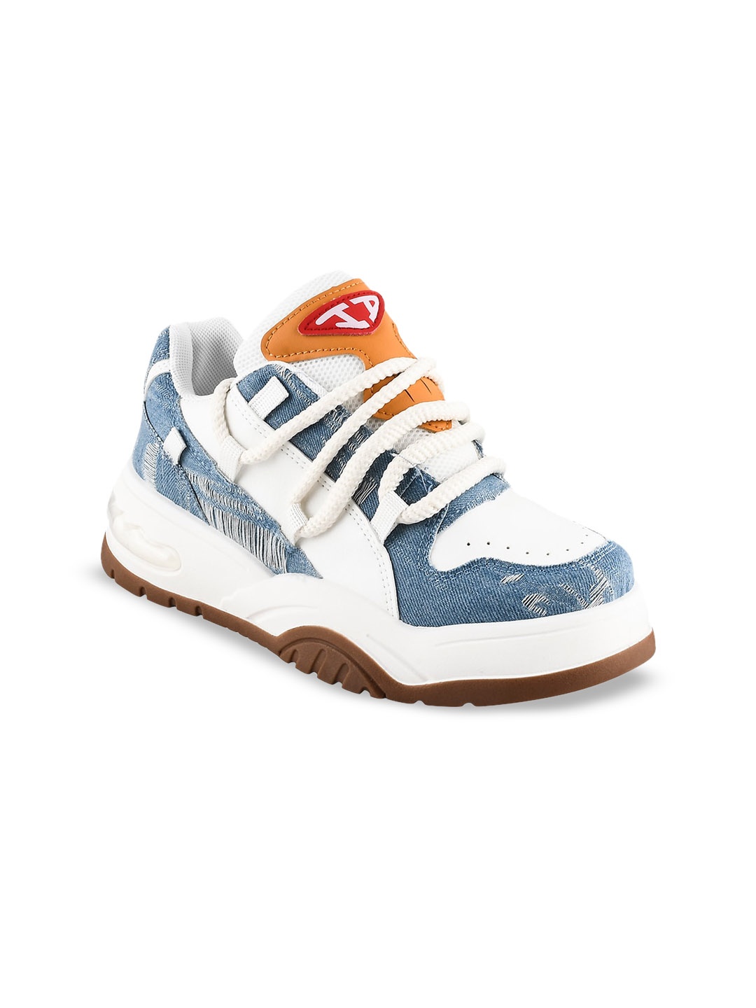 THE WHITE POLE Women Colourblocked Lightweight Contrast Sole Memory Foam Sneakers, Blue
THE WHITE POLE Women Colourblocked Lightweight Contrast Sole Memory Foam Sneakers, Blue
