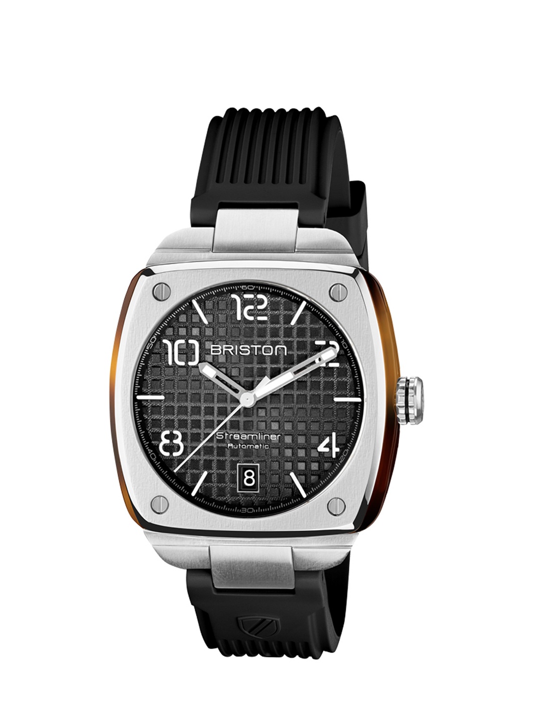 BRISTON Men Brass Dial & Bracelet Style Multi Function Automatic Motion Powered Watch, Black
BRISTON Men Brass Dial & Bracelet Style Multi Function Automatic Motion Powered Watch, Black