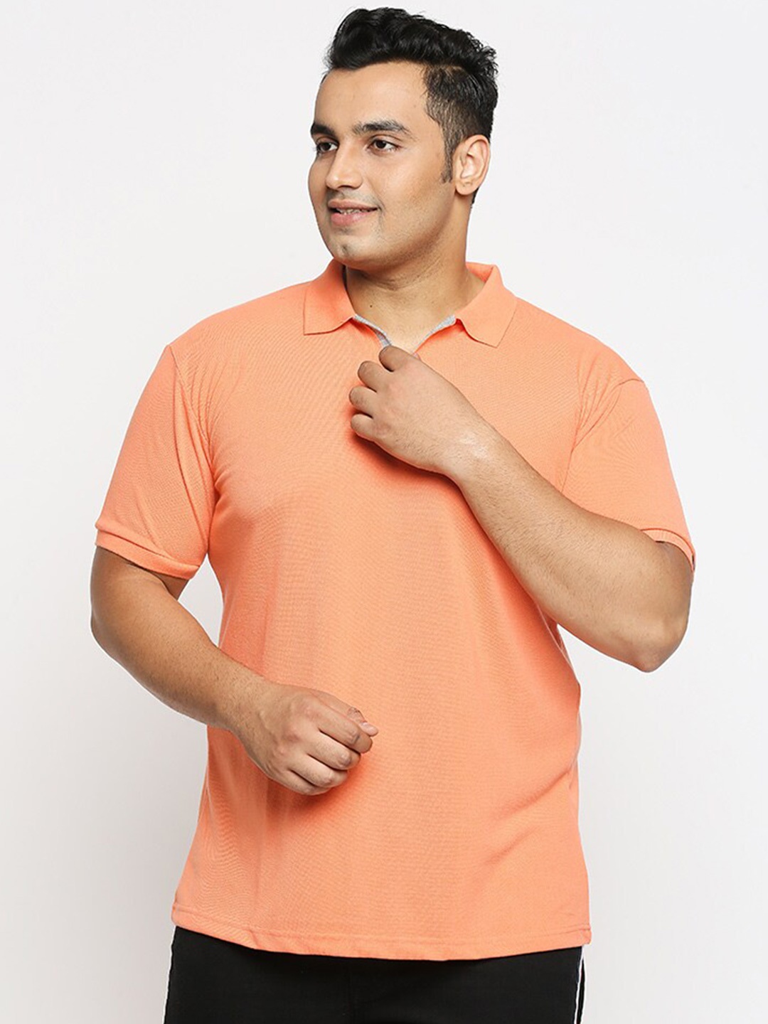 Wear Your Opinion Plus Size Polo Collar Short Sleeves Pique Cotton T-shirt, Orange
Wear Your Opinion Plus Size Polo Collar Short Sleeves Pique Cotton T-shirt, Orange