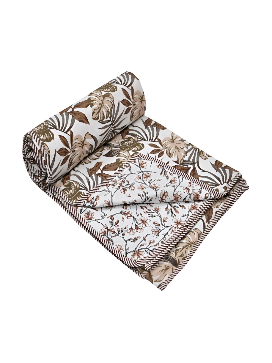 tundwal's Green & White Floral Printed AC Room Cotton 210 GSM Reversible Single Bed Dohar
tundwal's Green & White Floral Printed AC Room Cotton 210 GSM Reversible Single Bed Dohar
