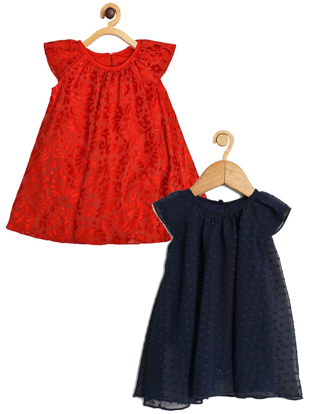 Creative Kids Infants Girls Pack Of 2 Floral Printed Cap Sleeves A-Line Romper Dress, Navy blue
Creative Kids Infants Girls Pack Of 2 Floral Printed Cap Sleeves A-Line Romper Dress, Navy blue