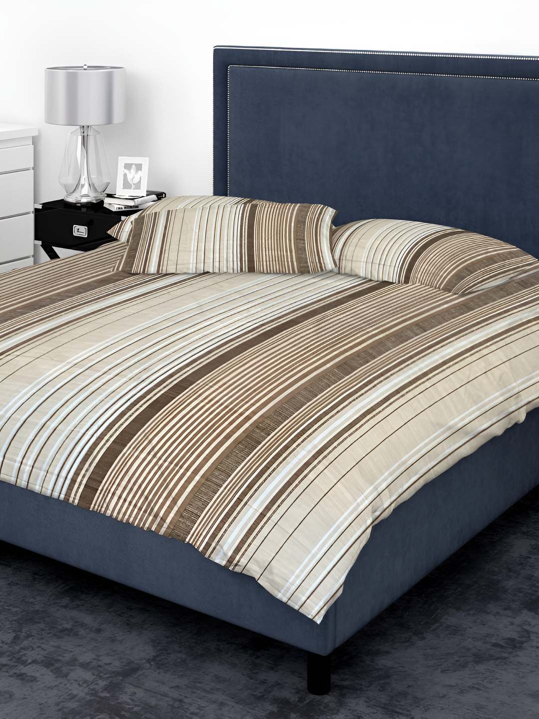 Sleeping Owls- because your sleep matters Brown144 TC King Bedsheet with 2 Pillow Covers, Brown
Sleeping Owls- because your sleep matters Brown144 TC King Bedsheet with 2 Pillow Covers, Brown