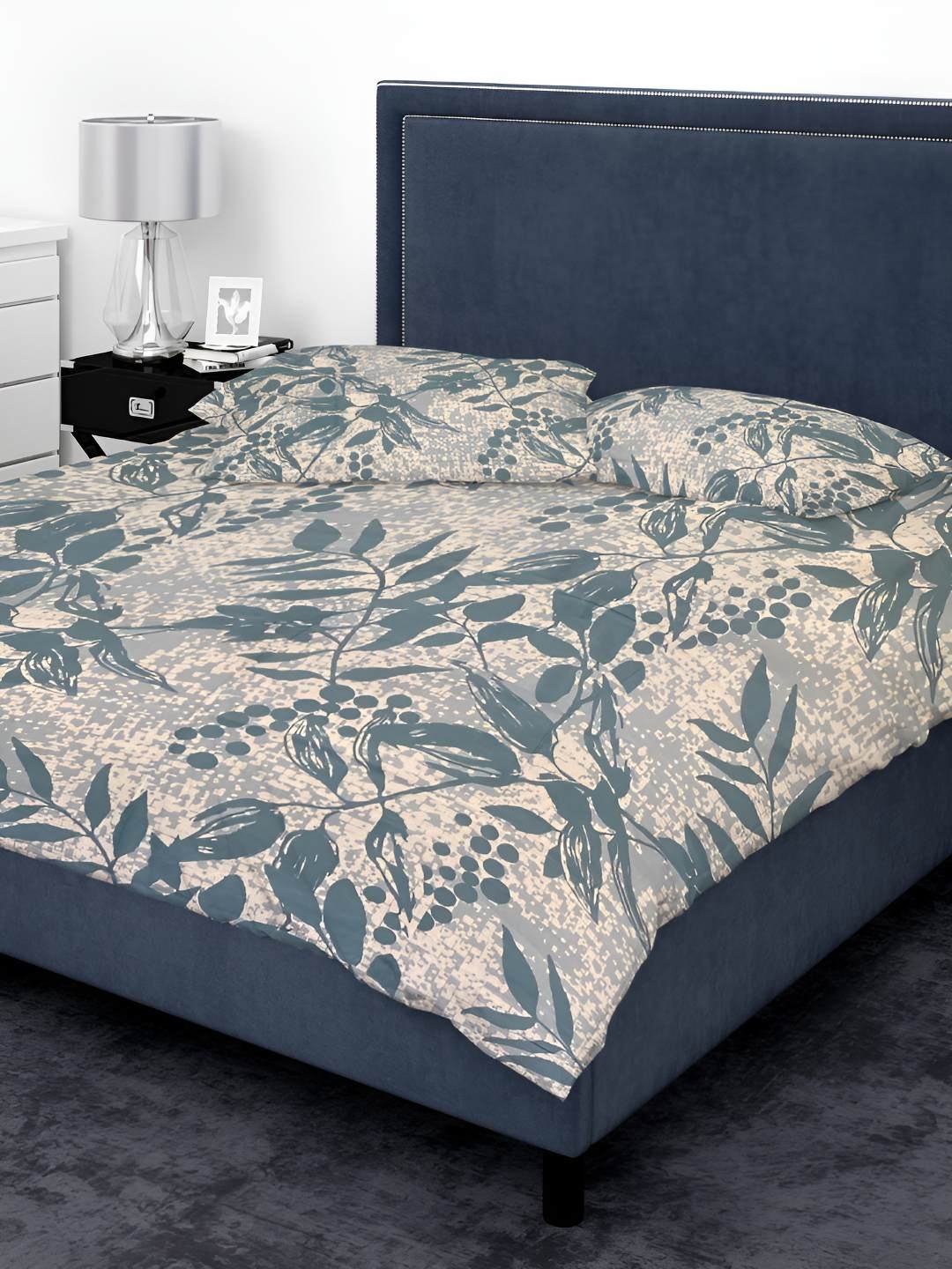 Sleeping Owls- because your sleep matters Blue 144 TC King Bedsheet with 2 Pillow Covers
Sleeping Owls- because your sleep matters Blue 144 TC King Bedsheet with 2 Pillow Covers