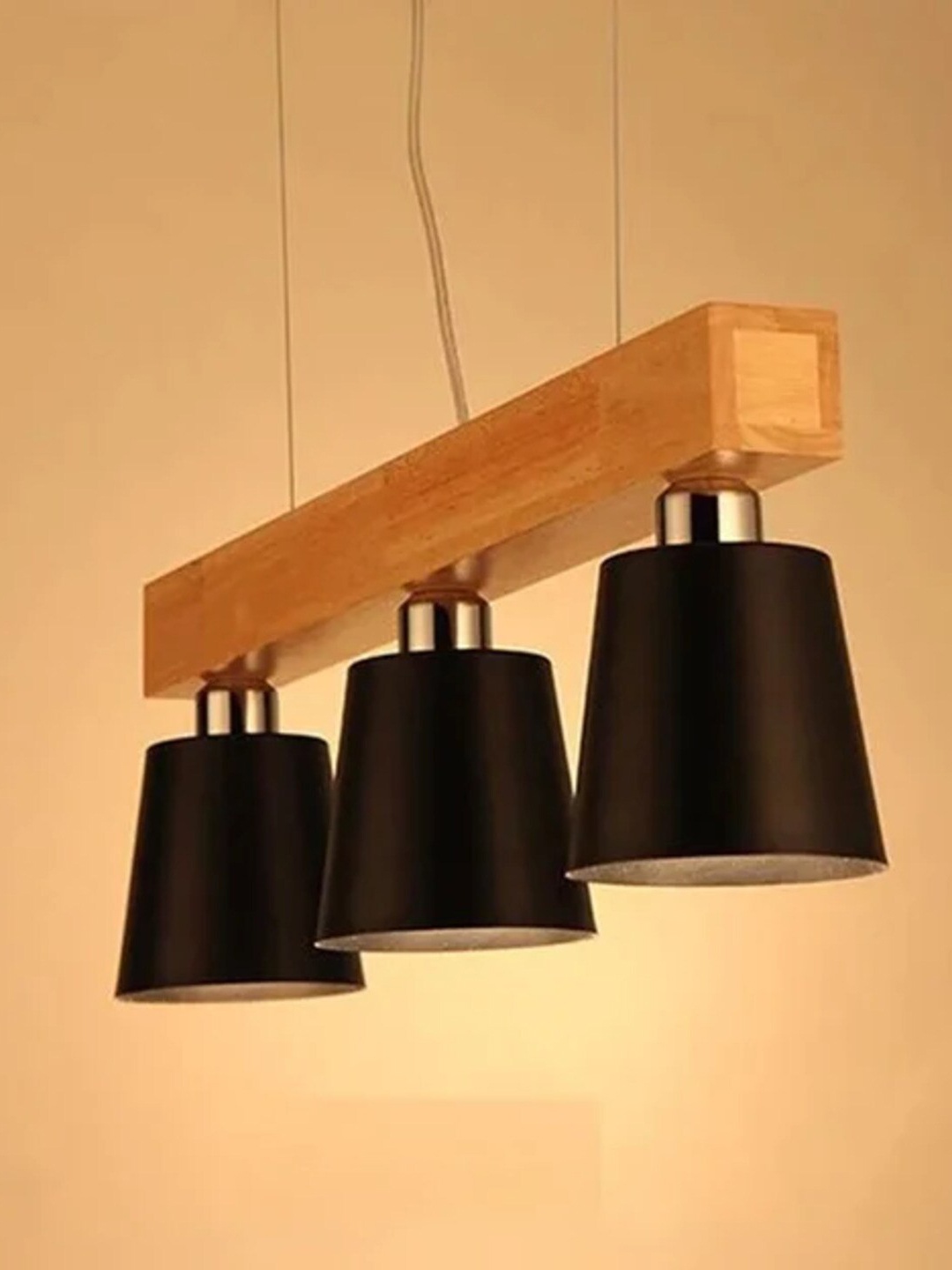 THEDECORKART Black Resin Ceiling Lamp